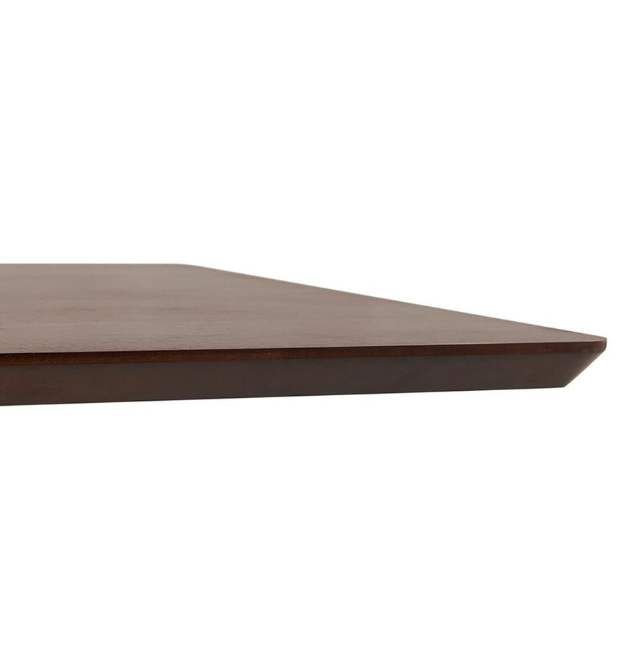 Stilvoller TELIX Tisch mit Walnuss-Finish - ideal für warm gestaltete Arbeits - und Wohnräume_