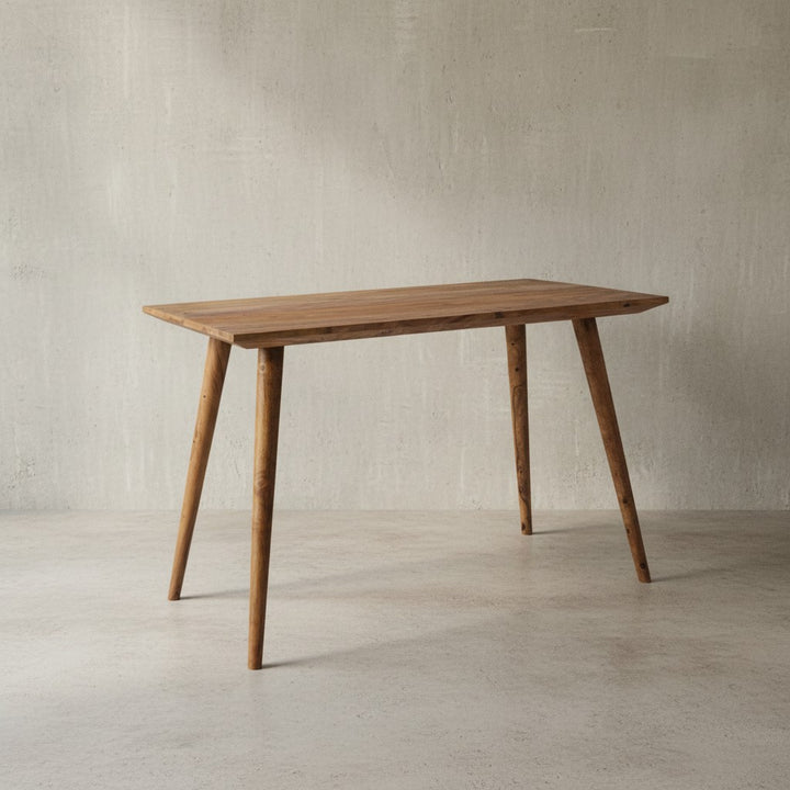 Massivholz Esstisch &amp;quot;SAVIO&amp;quot;_ Retro Landhausstil_ handgefertigt_ Sheesham-Holz_ verschiedene Größen_ Braun mit Maserungen - KADIMA DESIGN_Größe_ 160x80x76 cm_