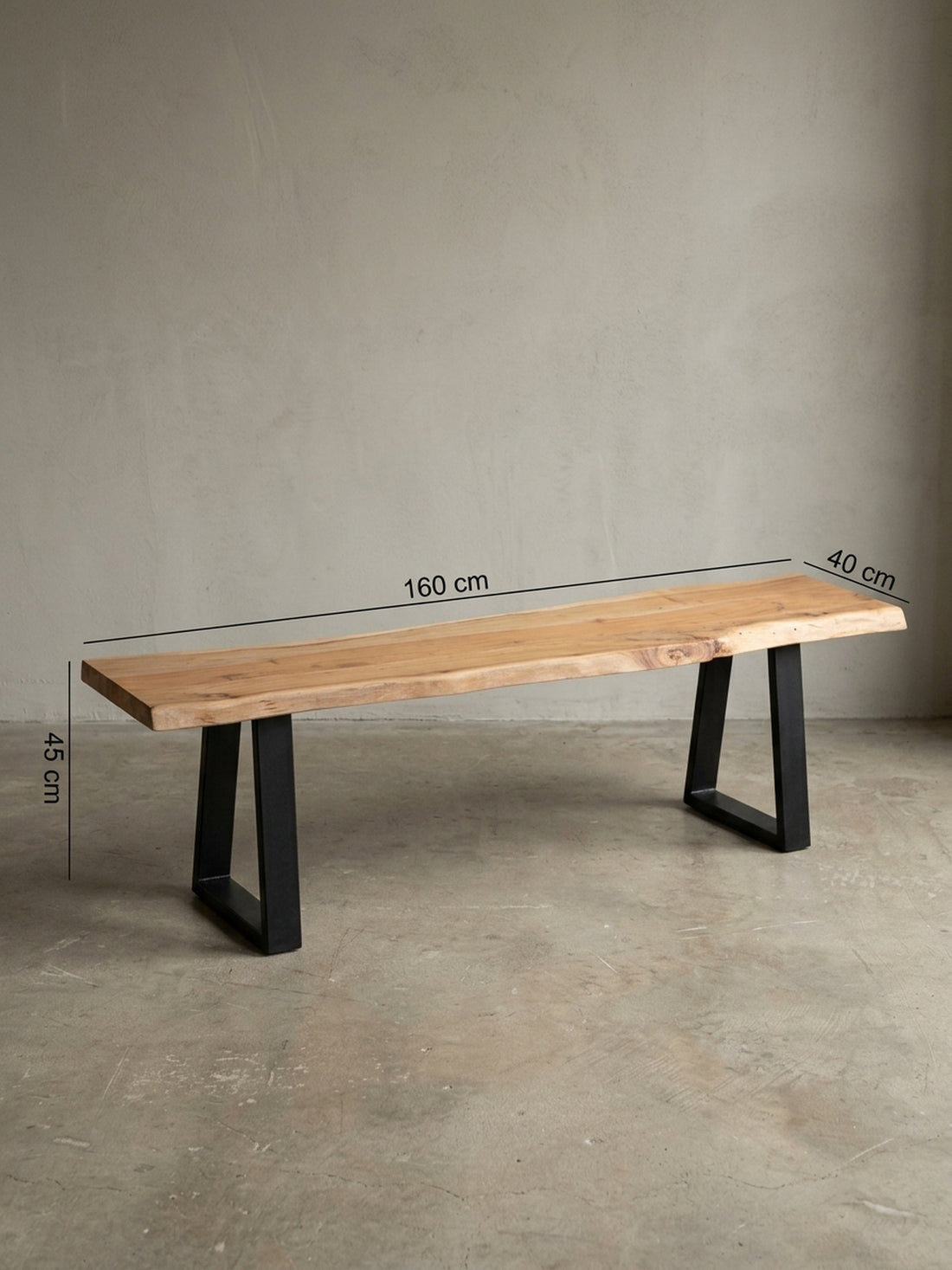 Maßzeichnung SEMPT – 160x40x45