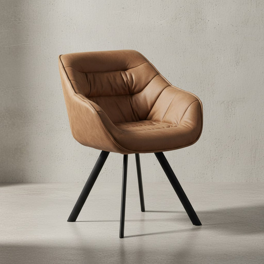 Esszimmerstuhl LOCHE_ Samtbezug_ Eisenstandbeine_ 60x85x64 cm_ Grün/Rosa/Beige_ einfache Montage - KADIMA DESIGN_Farbe_ Beige_ Material_ Stoff_ Größe_ 64x60x85 cm_