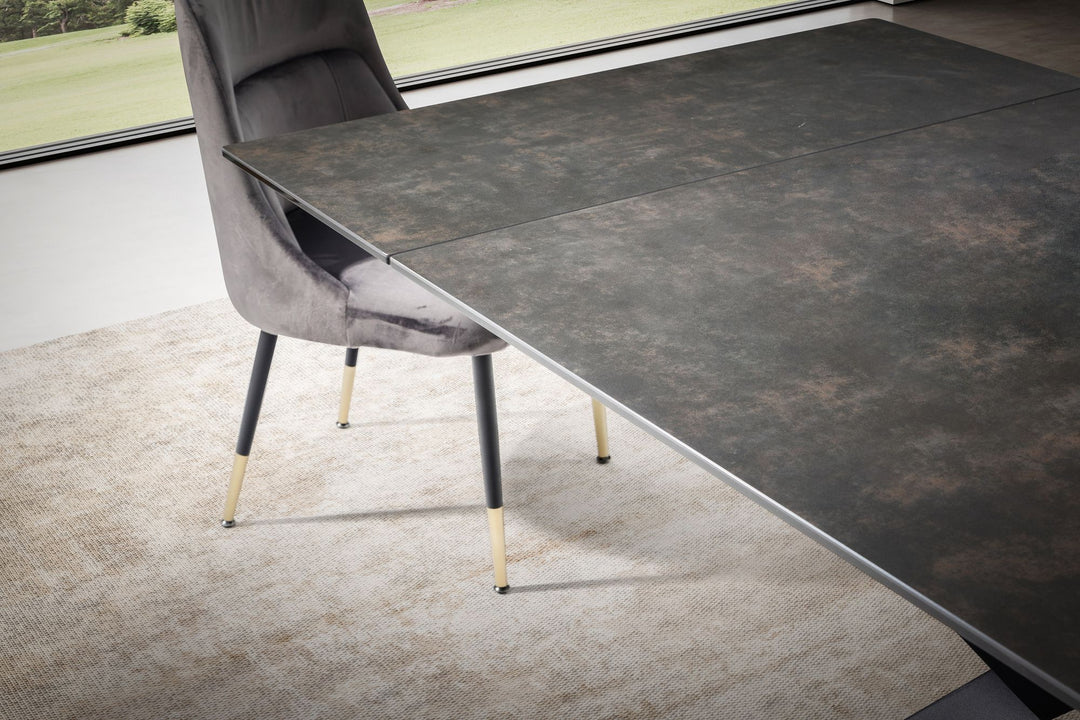 Esstisch Ausziehbar Keramik Glas Marmoroptik Groß
