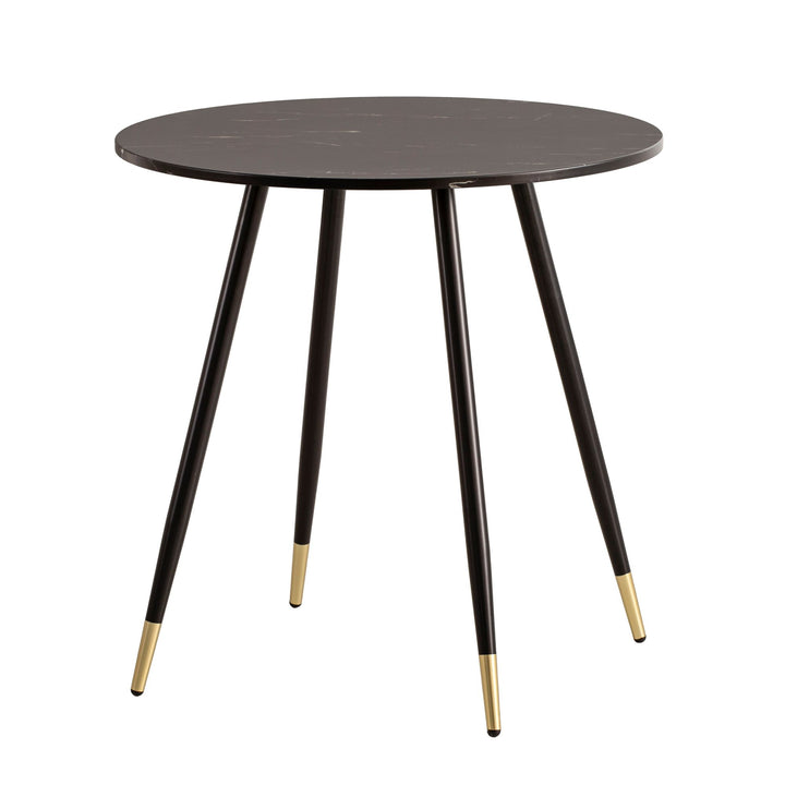 Esstisch Marmoroptik Metall Rund Modern