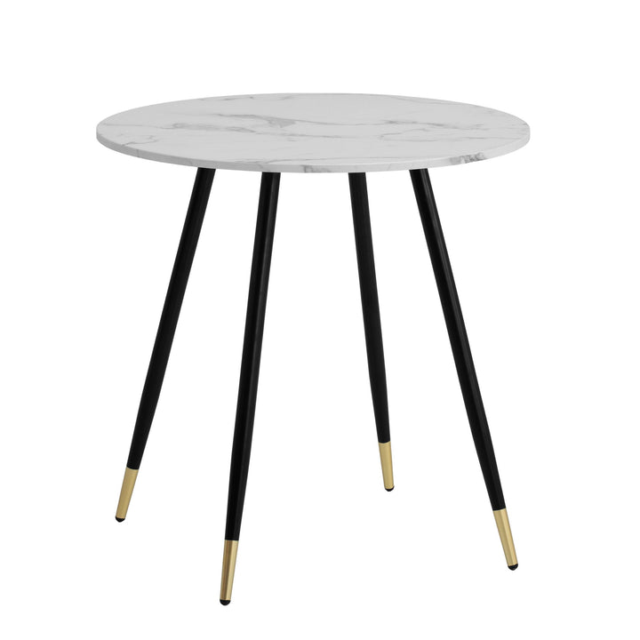 Esstisch Marmoroptik Metall Rund Modern