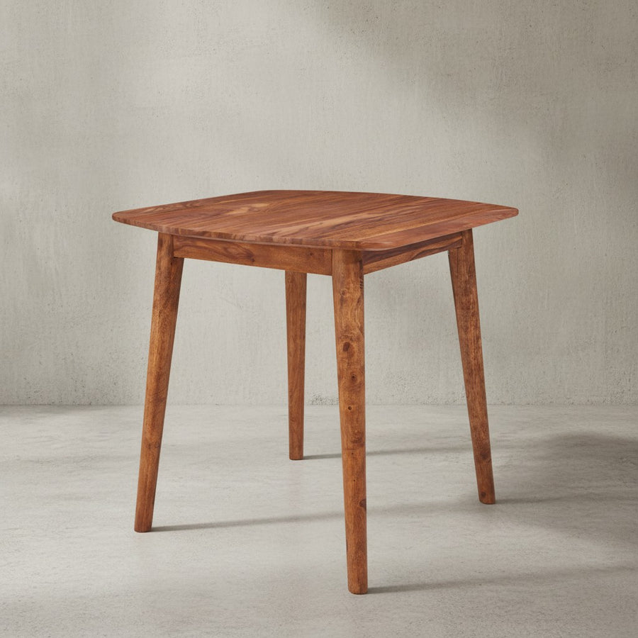 Sheeshamholz Esszimmertisch_ 80x80 cm_ robust und langlebig im Landhausstil - KADIMA DESIGN_Größe_ 80x80x78 cm_