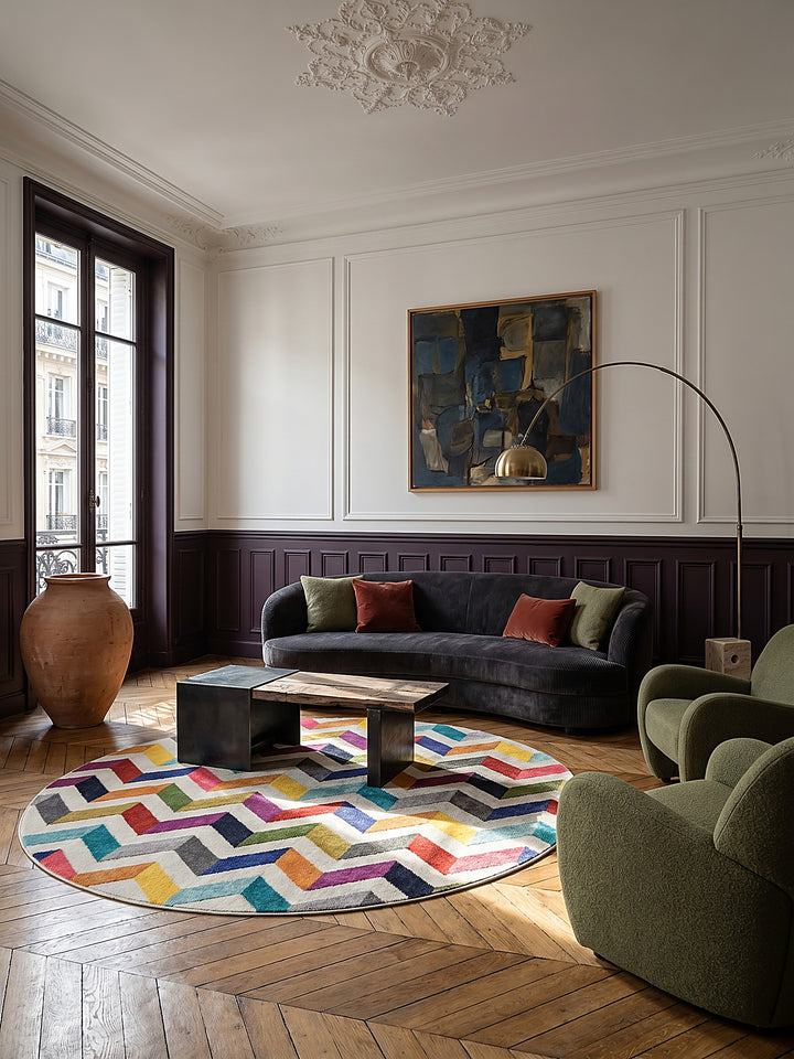 Teppich rund Editorial Styling_