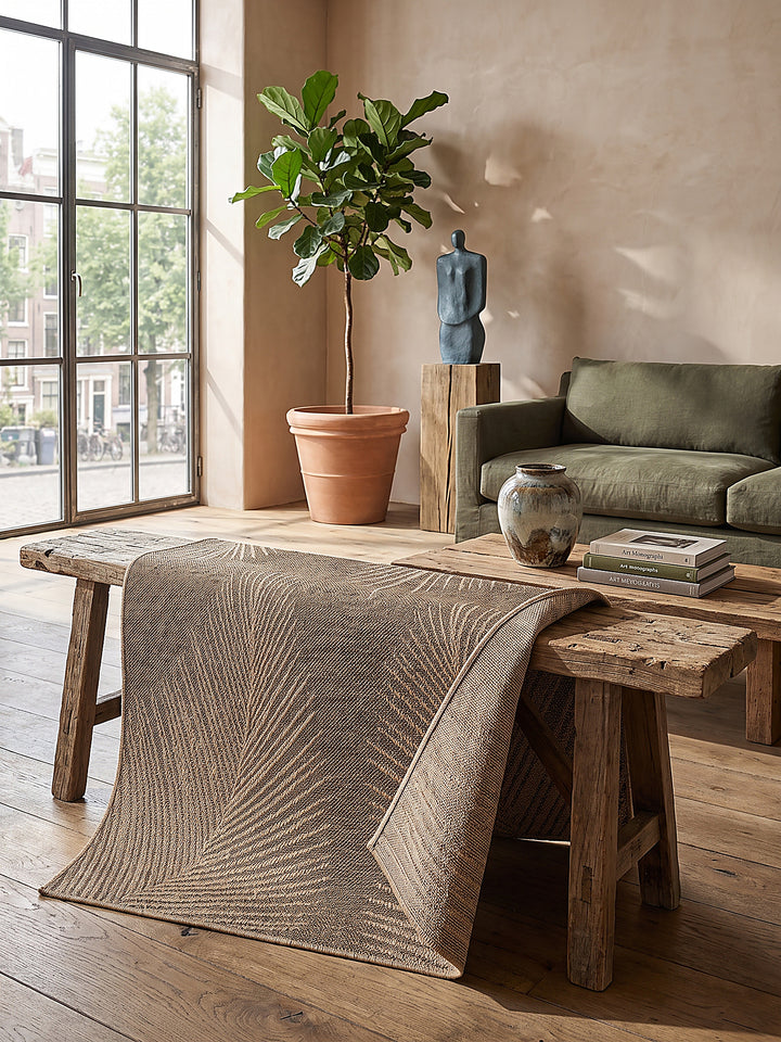 Teppich Natur rechteckig Editorial Styling_