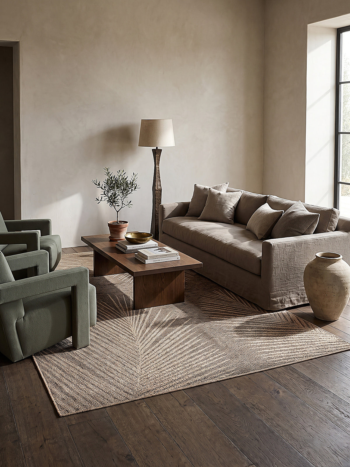 Teppich Natur Läufer Editorial Styling