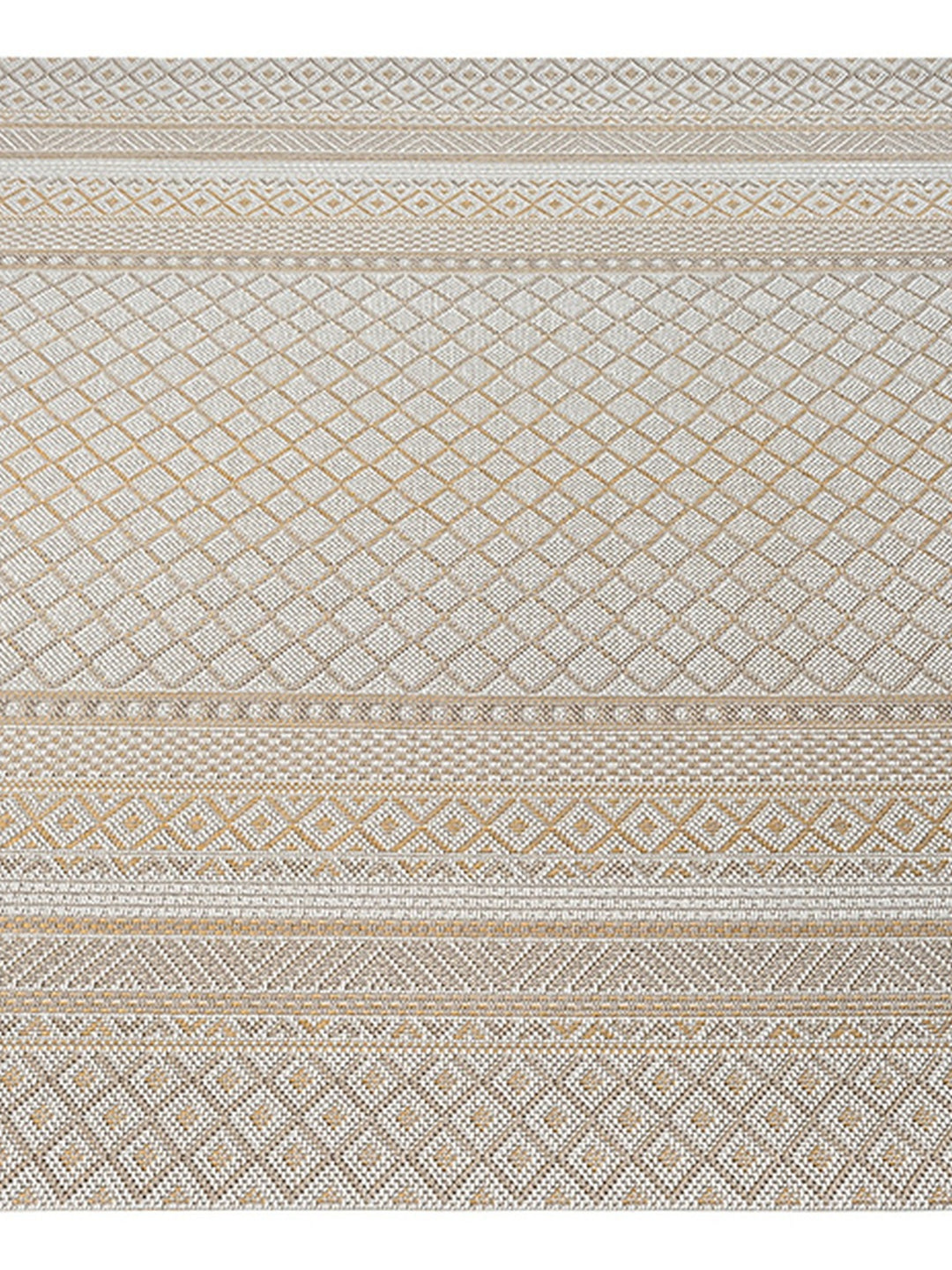 Beige Teppich Flachgewebe Berber passend für Wohnraum und Flur Kollektion ESERA_
