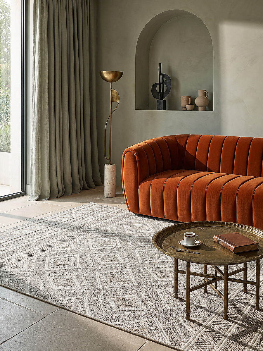 Teppich Beige Textur Nahaufnahme_