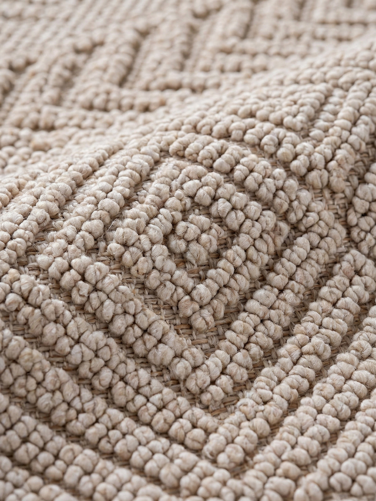 Teppich Beige Läufer Farbdetail Muster_