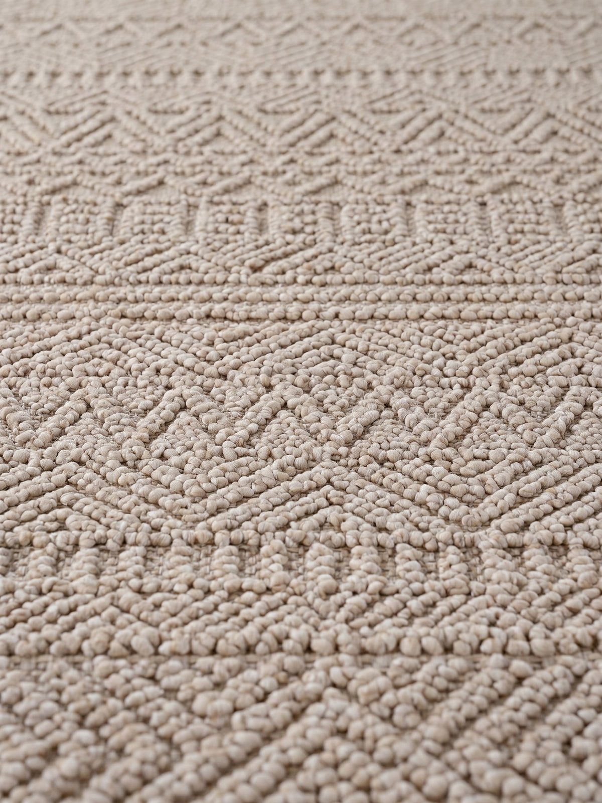 Teppich Beige rechteckig Farbdetail Muster