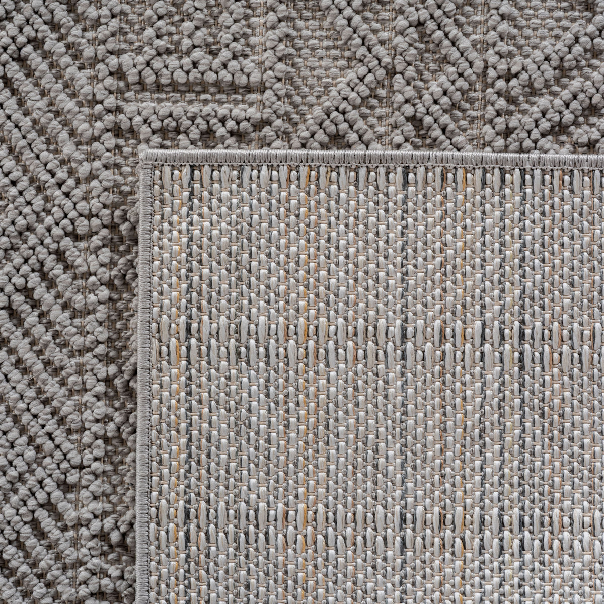 Teppich Silber Unicolor rechteckig