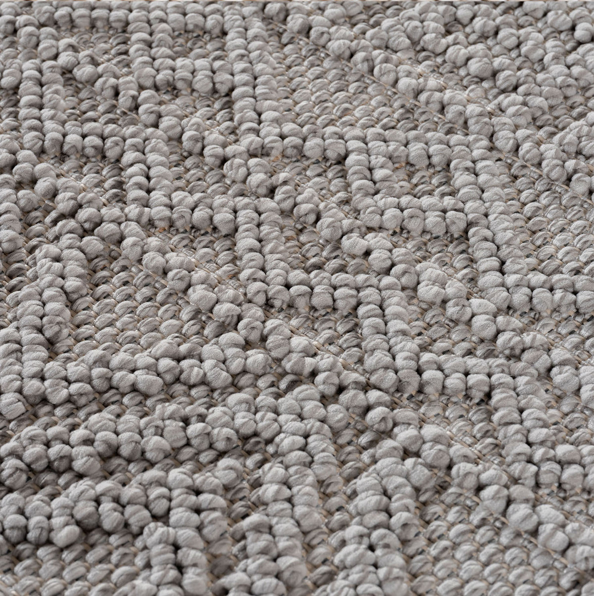 Teppich Silber Unicolor rechteckig