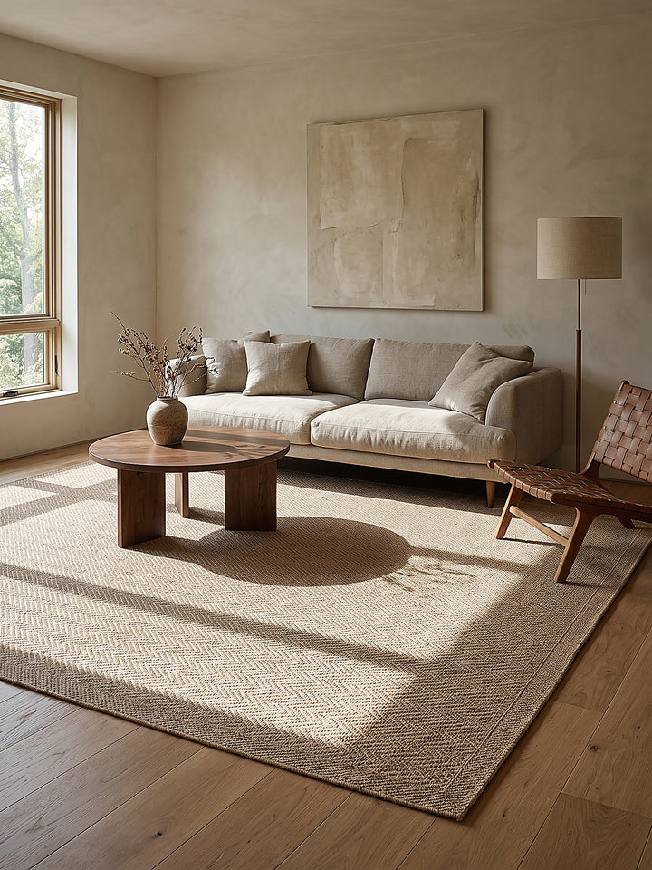 Teppich Natur Farbdetail Muster_