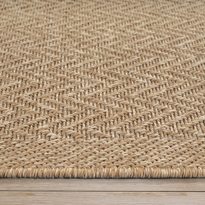 Teppich Natur Geometrisch rechteckig Polypropylen Raumgestaltung Inneneinrichtung Natural Living CORDEV_