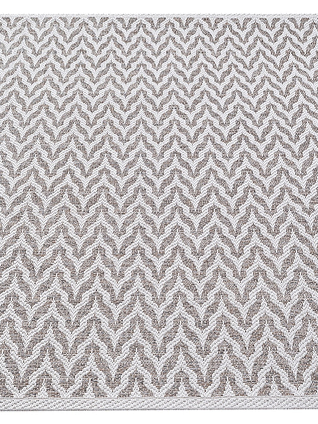 Flachgewebe Teppich Beige für Wohnzimmer Schlafzimmer und Flur Polypropylen Kollektion ESERA_