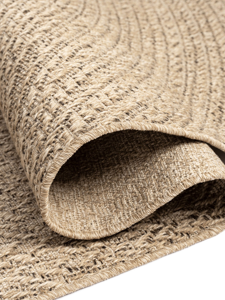 Teppich Flachgewebe Natur unifarben als minimalistische Wohnidee Polypropylen Kollektion CORDEV_