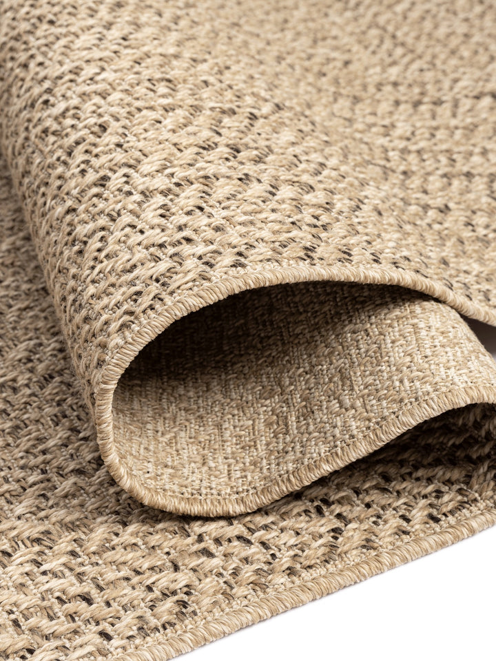 Natur Teppich Flachgewebe Bordüre passend für Wohnraum und Flur CORDEV Serie_