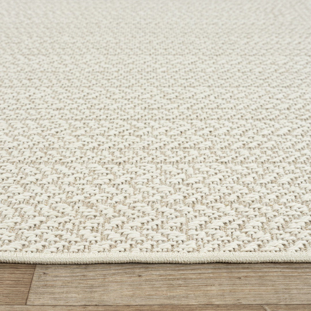 Teppich Creme Bordüre Läufer Polypropylen Raumgestaltung Inneneinrichtung Natural Living CORDEV 80x150_
