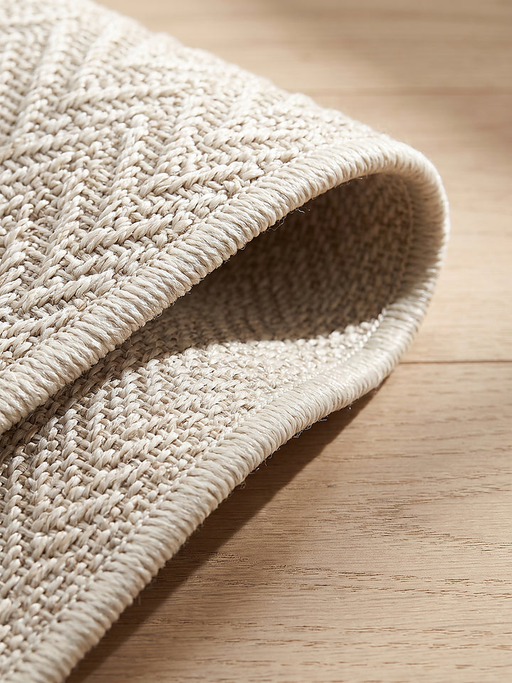 Teppich Creme Kante Verarbeitung_
