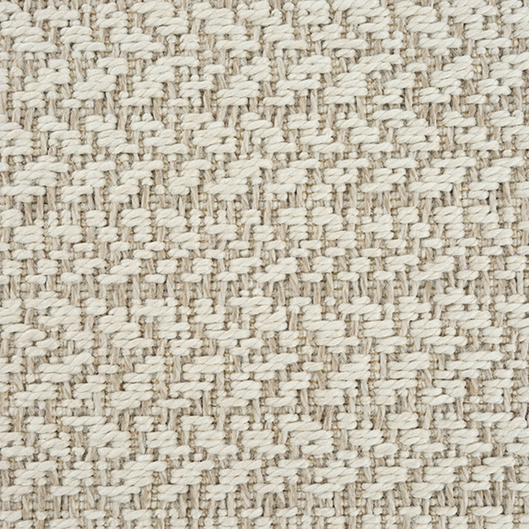 Teppich Creme Bordüre Läufer Polypropylen Designteppich Kollektion CORDEV Wohnraum 80x150_
