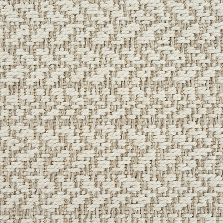 Teppich Creme Bordüre Läufer Polypropylen Designteppich Kollektion CORDEV Wohnraum 80x150_