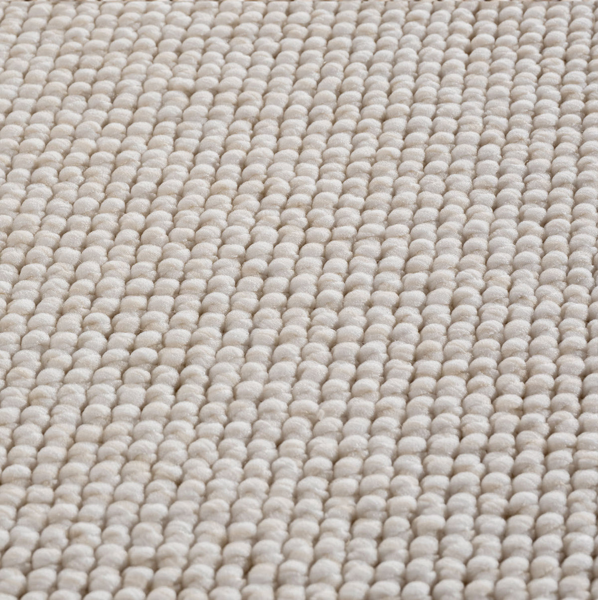 Teppich Creme Unicolor Polyester Interieur Wohnaccessoire Unicolor BERNINA Dekor_