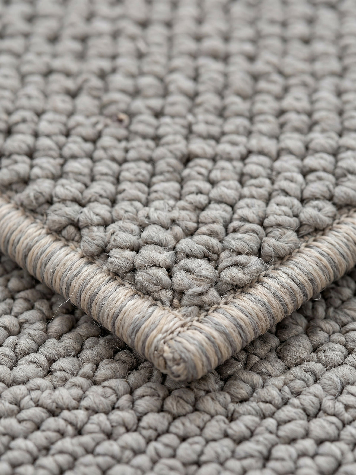 Teppich Silber Läufer Farbdetail Muster_