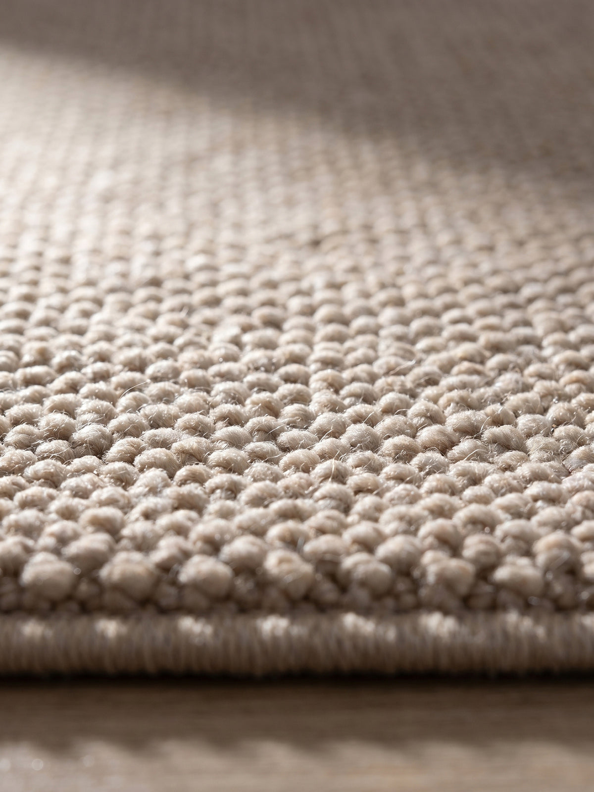 Teppich Beige rechteckig Florhöhe Profil_