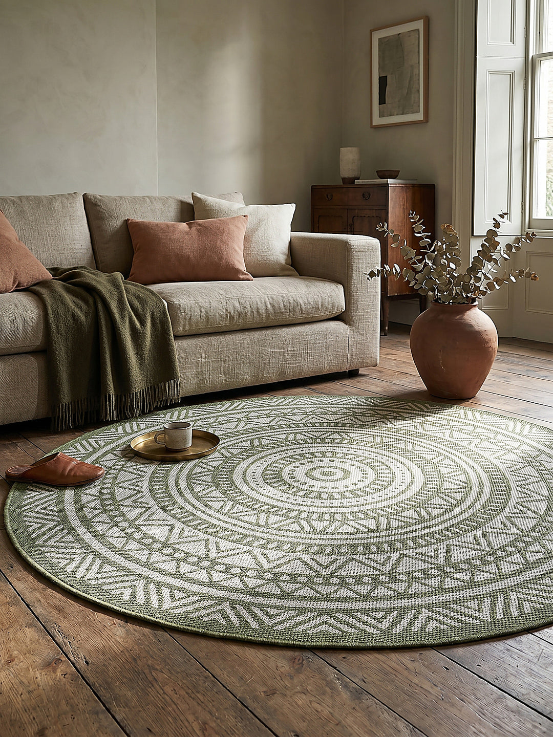 Teppich Grün Textur Nahaufnahme_
