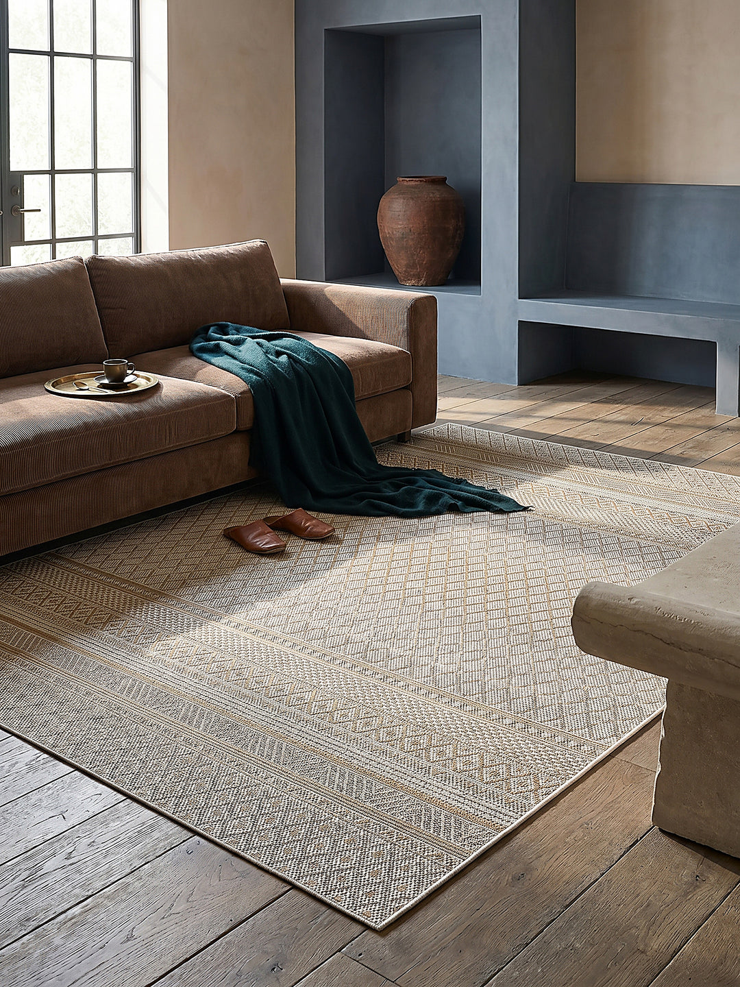 Teppich Beige Textur Nahaufnahme_
