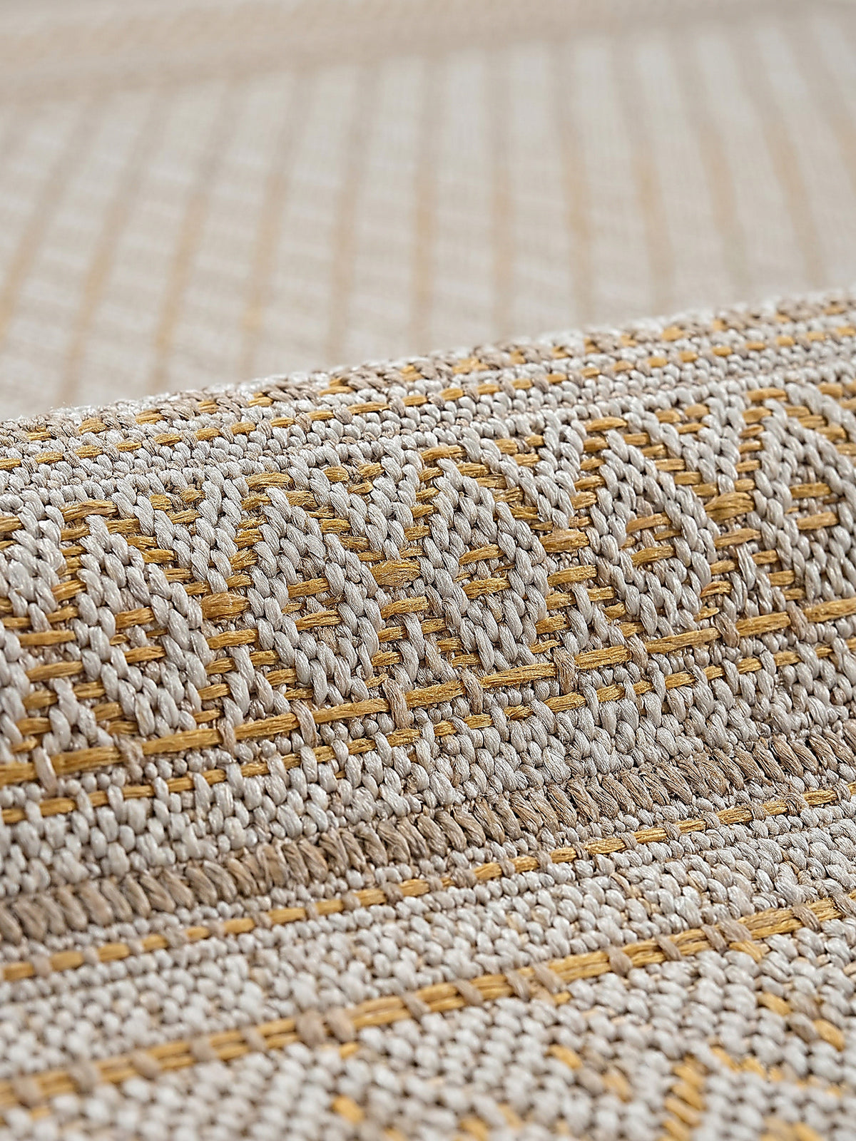 Teppich Beige Farbdetail Muster