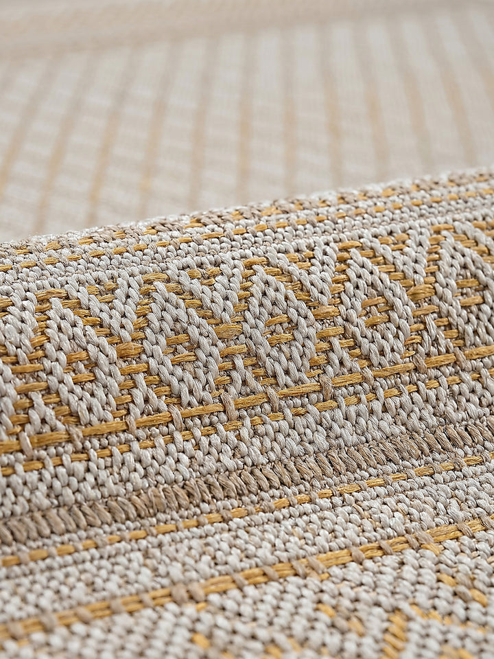 Teppich Beige Farbdetail Muster_