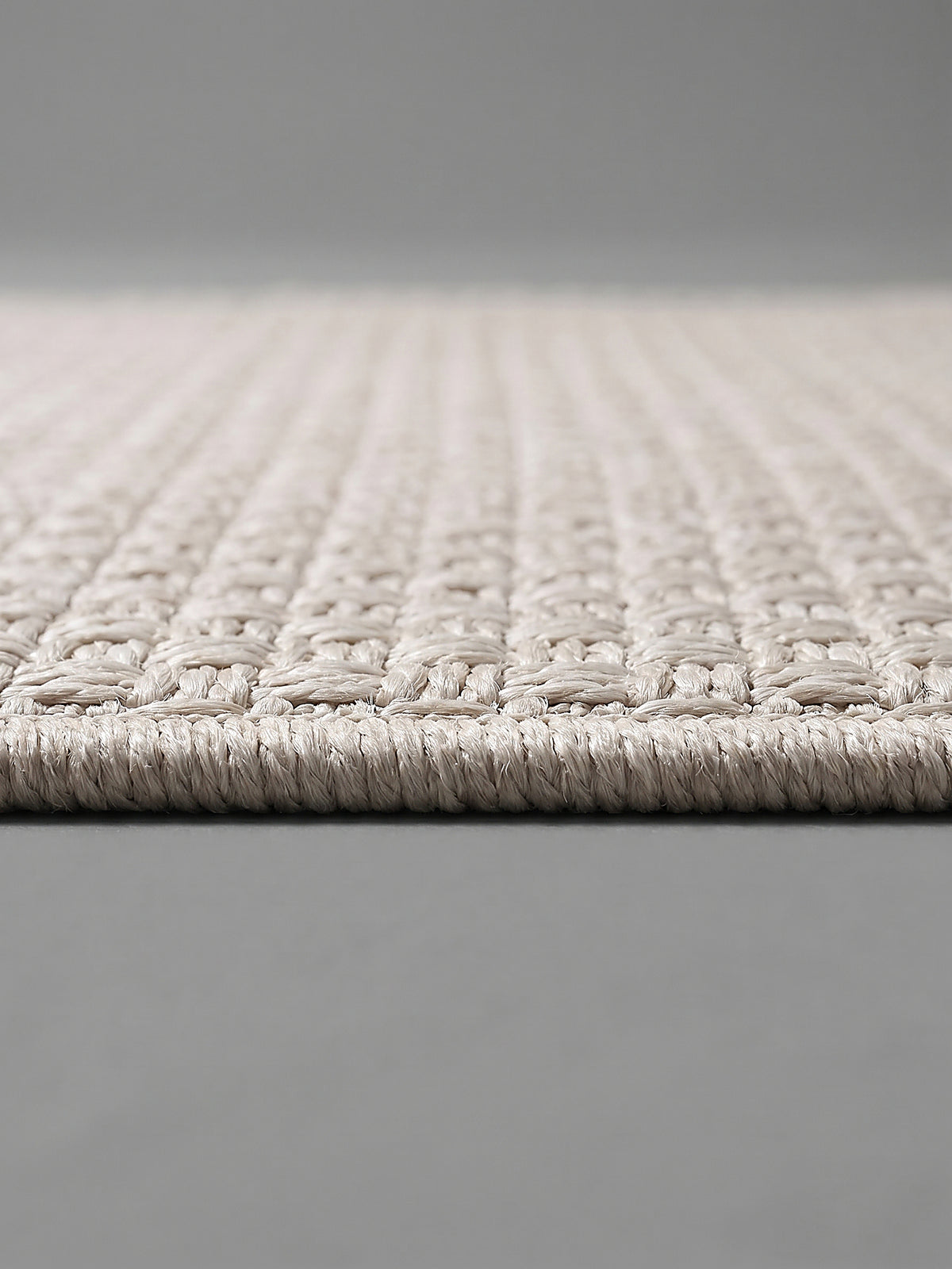 Teppich Beige Florhöhe Profil