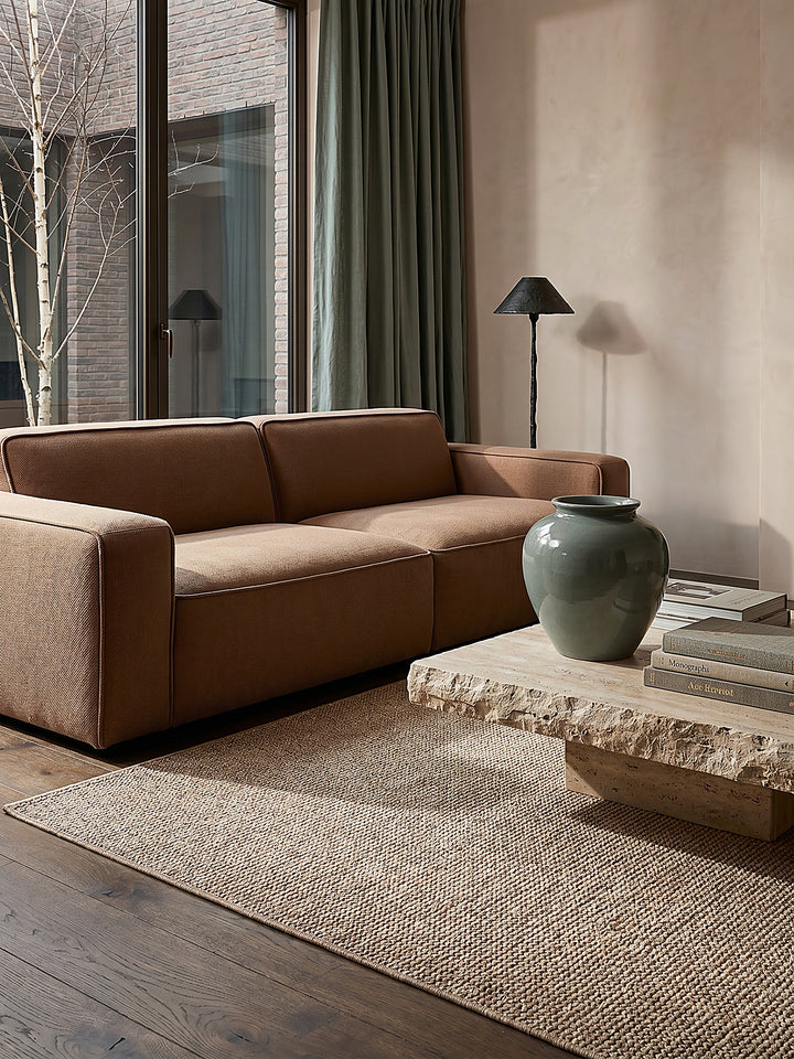 Teppich Natur rechteckig Editorial Styling_