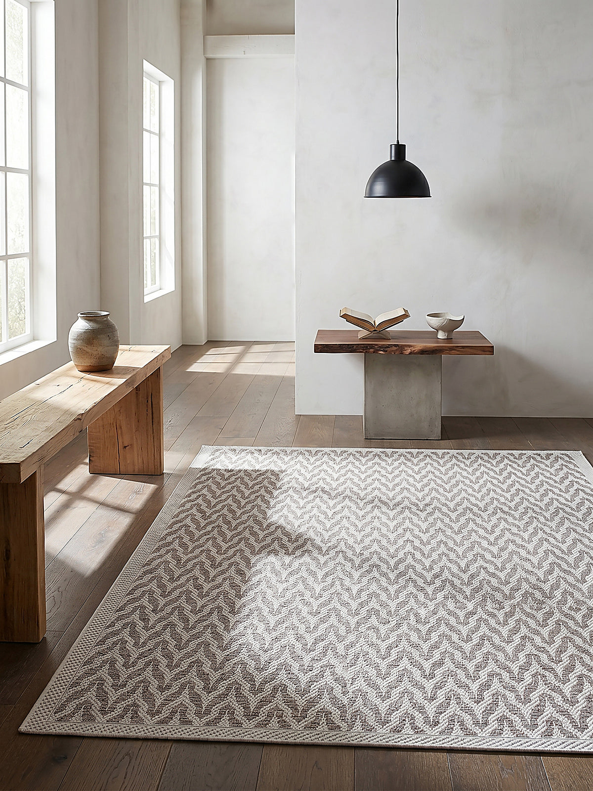 Teppich Beige Textur Nahaufnahme_