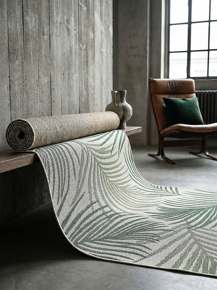 Teppich Grün Läufer Editorial Styling_