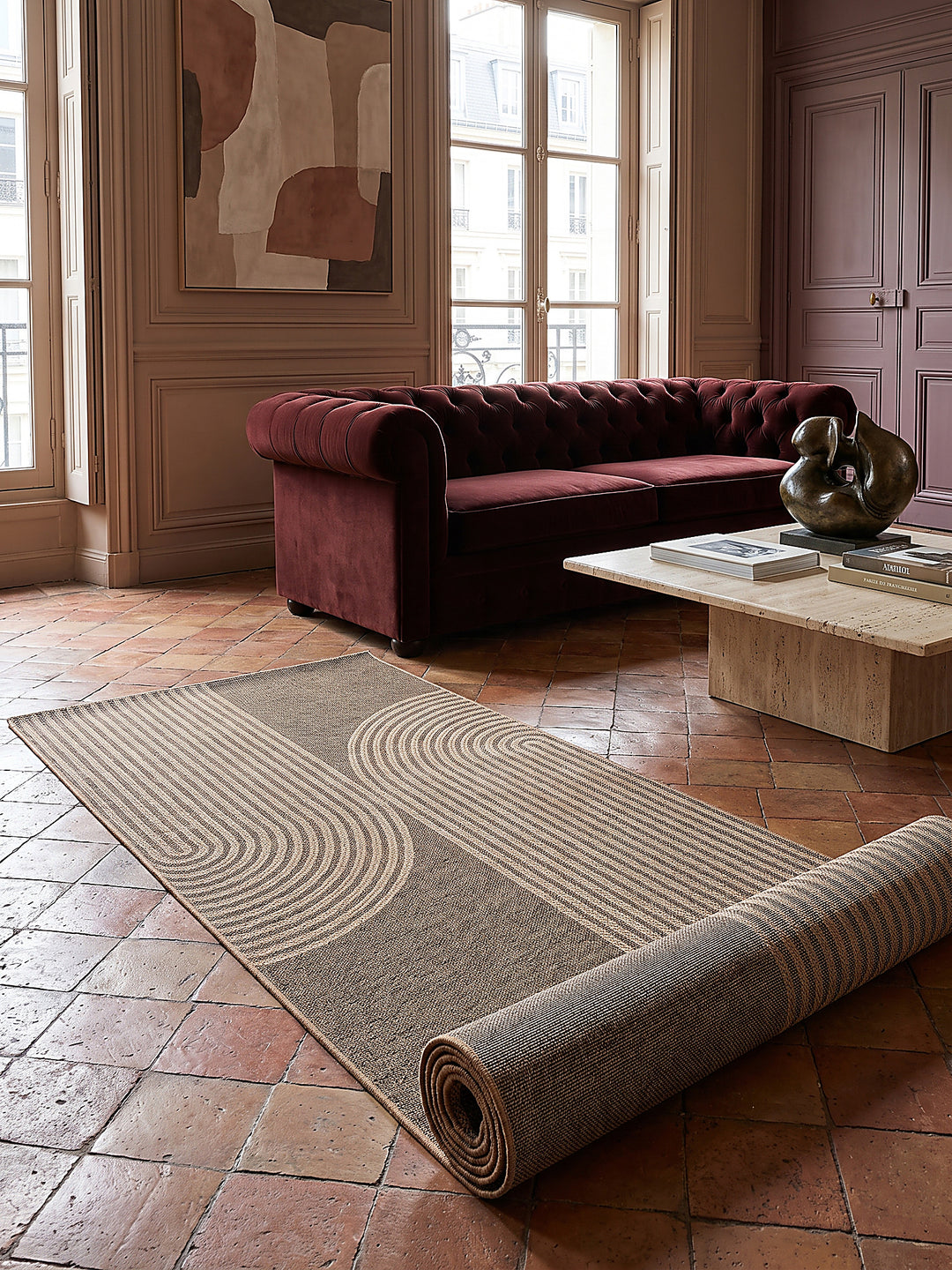 Teppich Natur Läufer Editorial Styling_