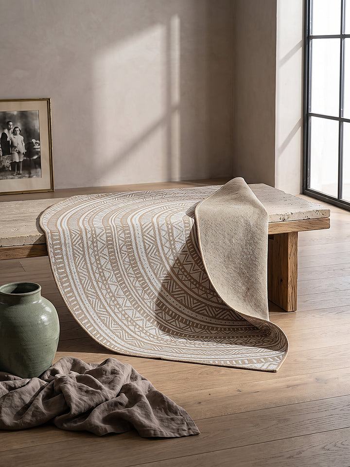 Teppich Natur rechteckig Editorial Styling_