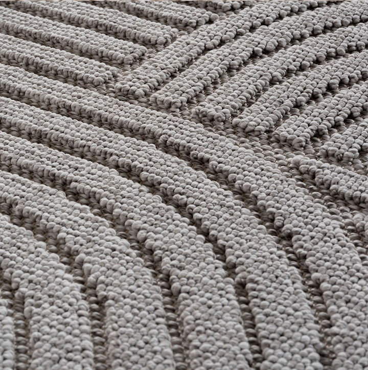 Teppich Silber Unicolor Polyester Interieur Wohnaccessoire Unicolor BERNINA Dekor_