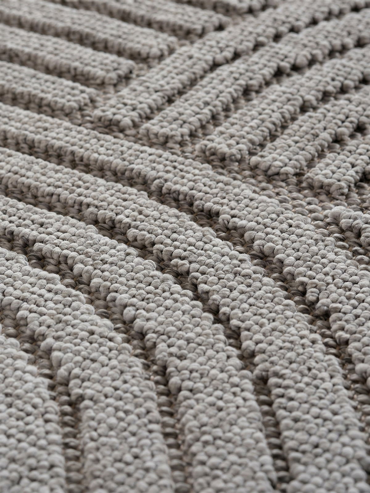 Teppich Silber rechteckig Farbdetail_