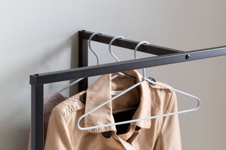Garderobe Eiche-Dekor 145x138x40,5cm mit Kommode und Spiegel