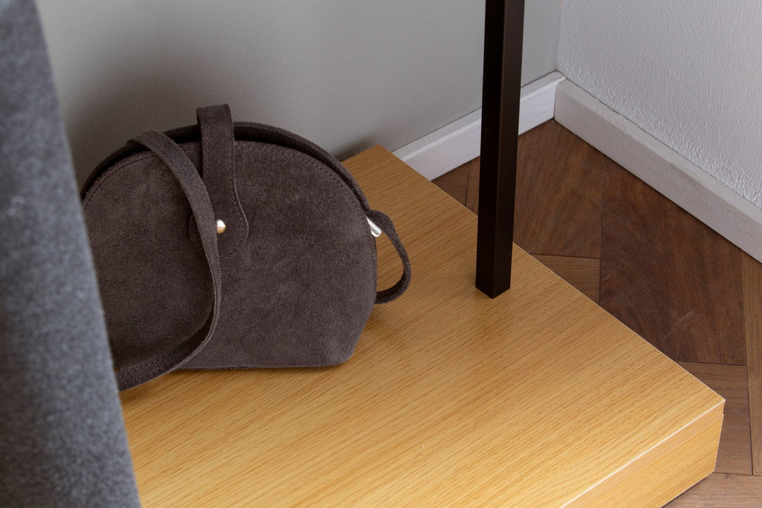 Garderobe Eiche-Dekor 145x165x40cm mit Spiegel und Kommode
