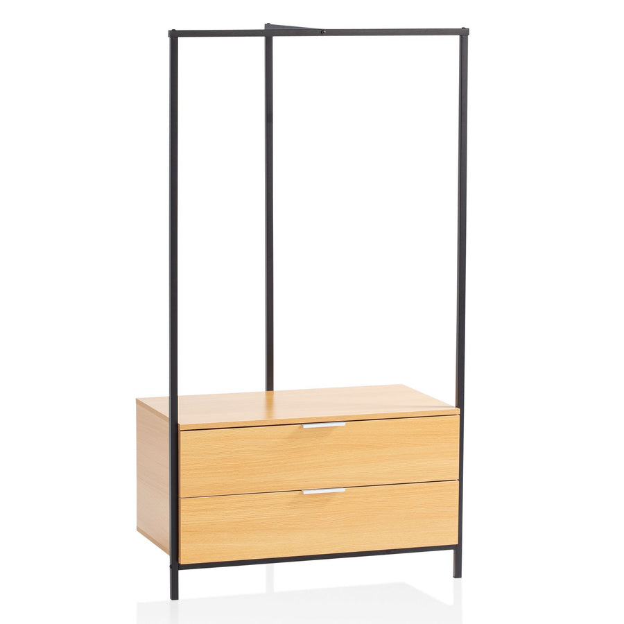 Garderobe Eiche-Dekor 152x85x44cm mit Schubladen