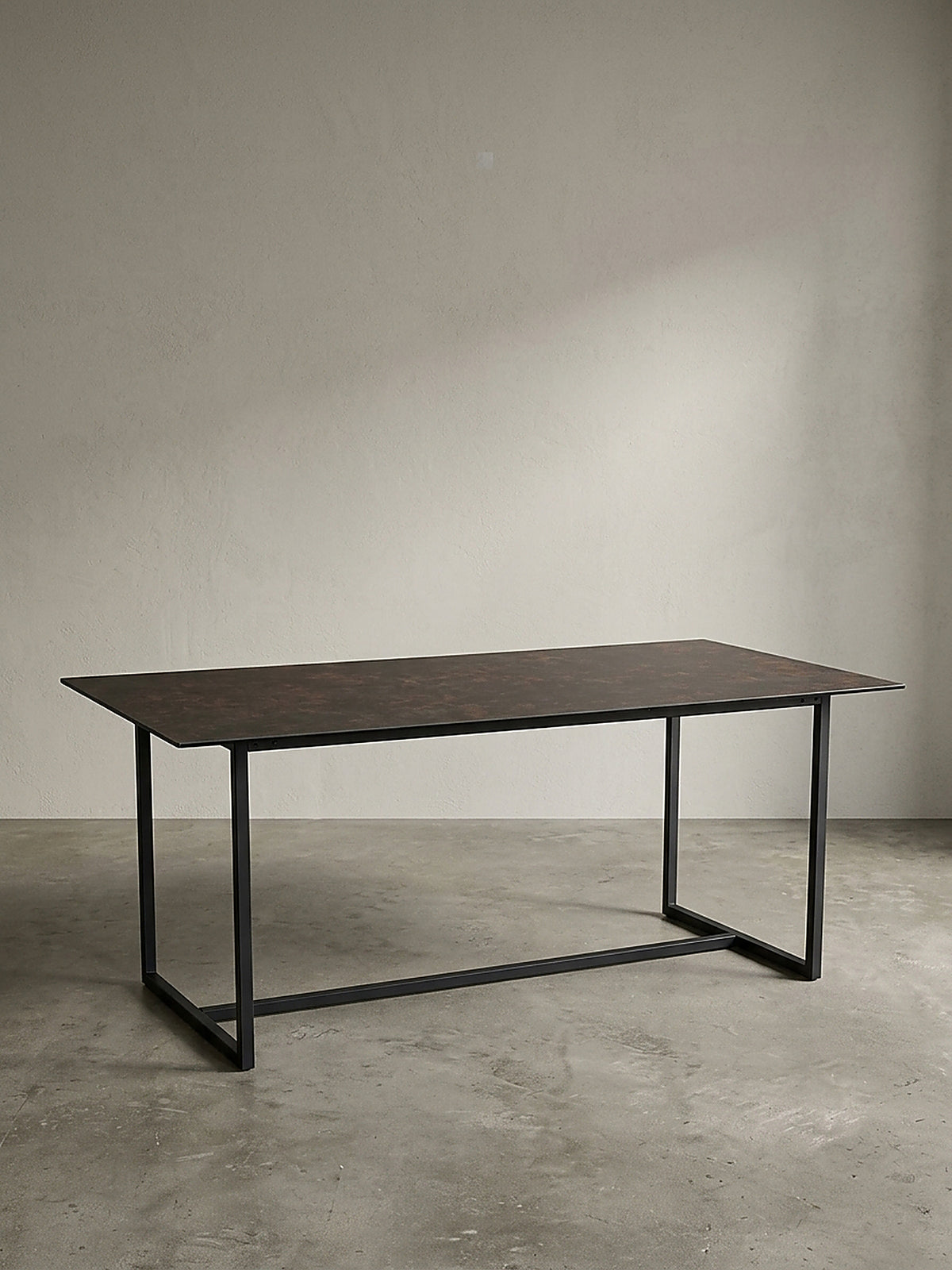 Esstisch Glas Keramik Marmoroptik Designer 180x90 – Ansicht 1