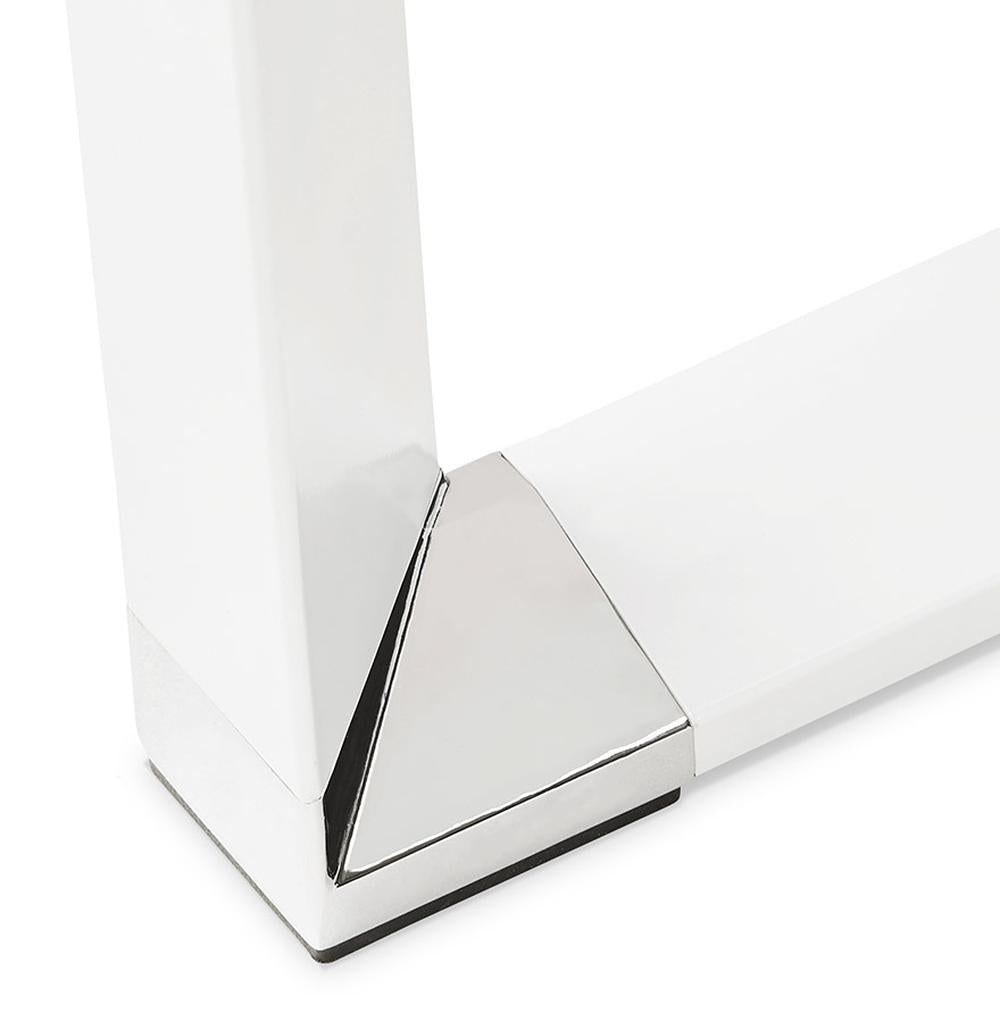 KERIX Arbeitsfläche - Effiziente 140x70cm - pflegeleichte Glasoberfläche - optimal für platzsparende Bürolösungen. Kadima Design._