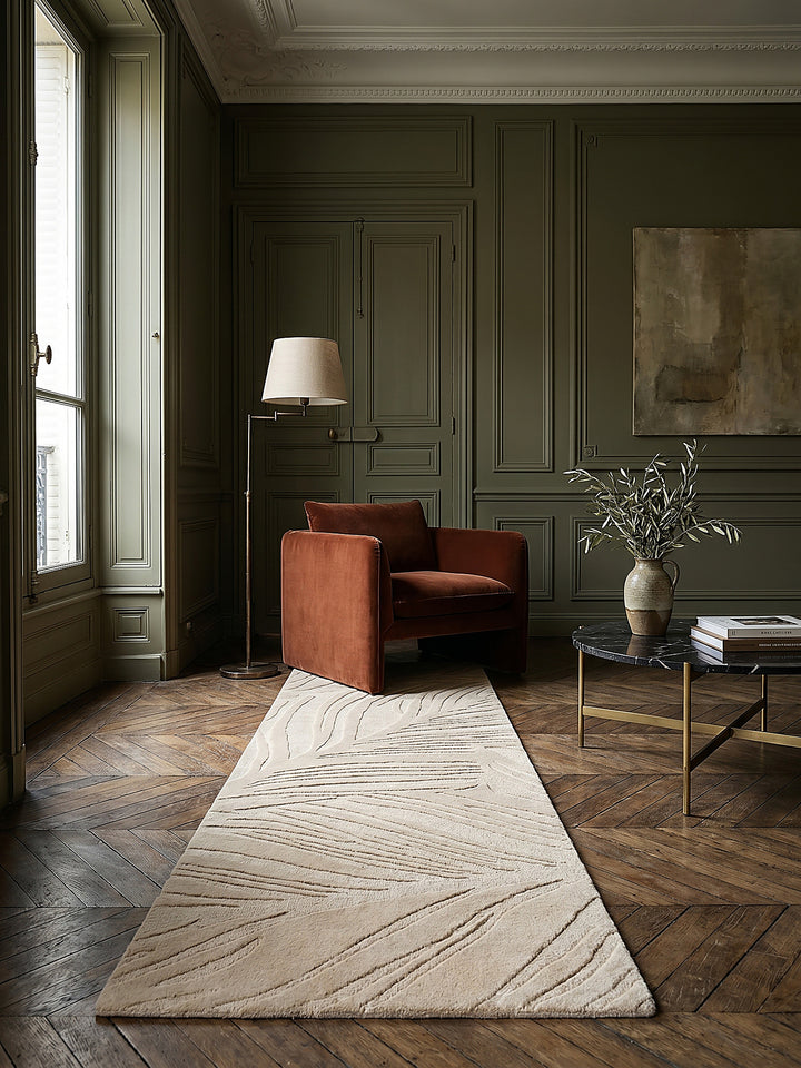 Teppich Beige Läufer Editorial Styling_