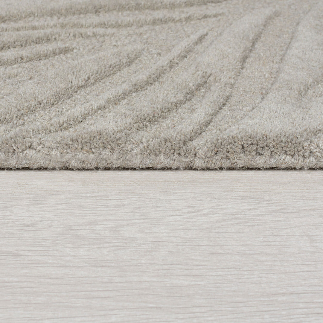 Handgetufteter Teppich_ 100% Wolle_ in Beruhigenden Farben_ Kollektion LEVEN LEE von Kadima Design_Grau_#sku_BARK503119373939#