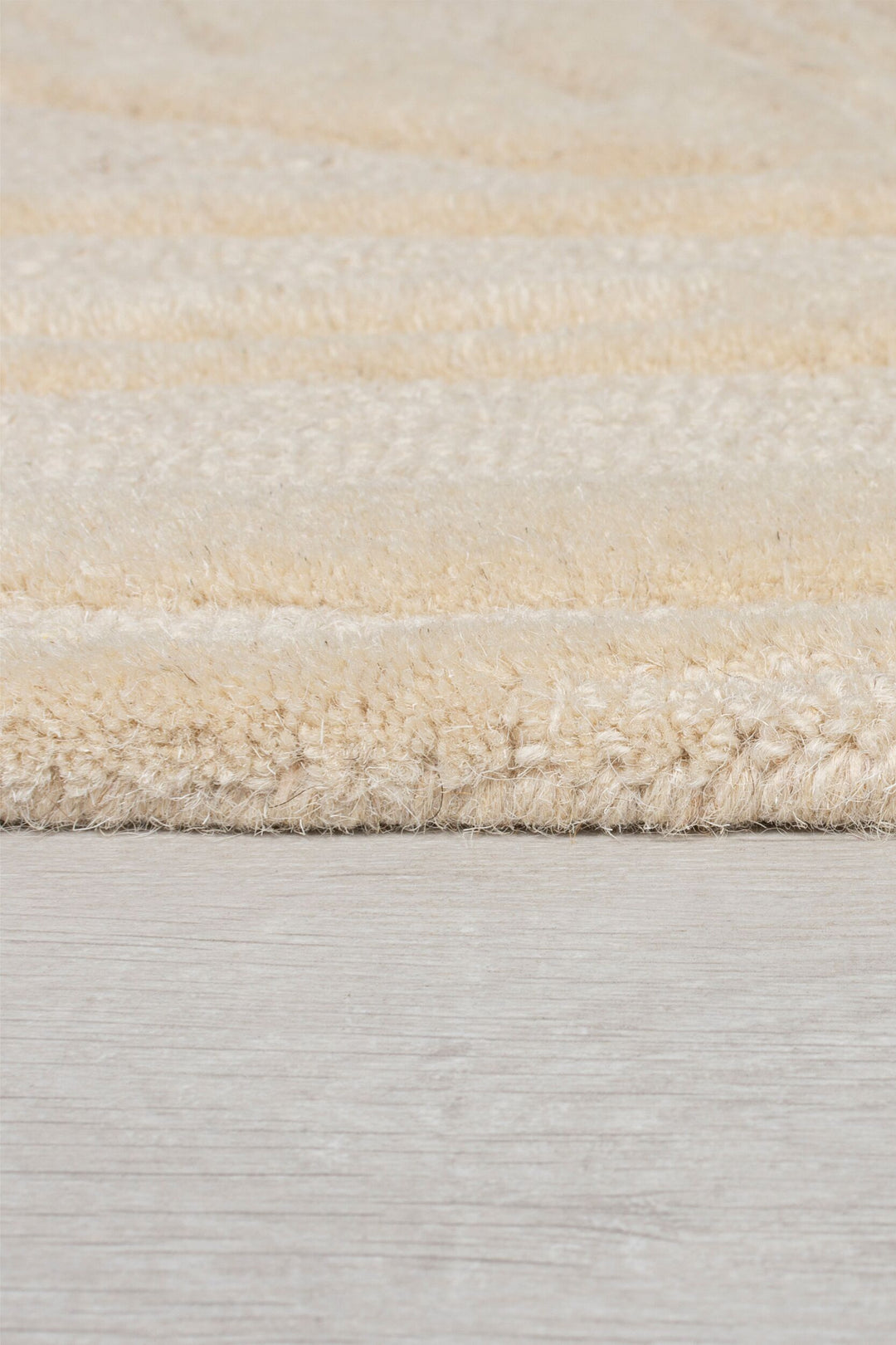 Handgetufteter Teppich_ 100% Wolle_ in Beruhigenden Farben_ Kollektion LEVEN LEE von Kadima Design_Beige_#sku_BARK503119373941#