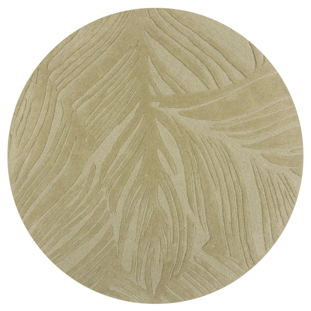 Handgetufteter Teppich_ 100% Wolle_ in Beruhigenden Farben_ Kollektion LEVEN LEE von Kadima Design_Grün-Beige_#sku_BARK503119373943#